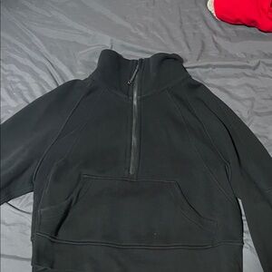 lululemon athletica Black Half-Zip Sweater